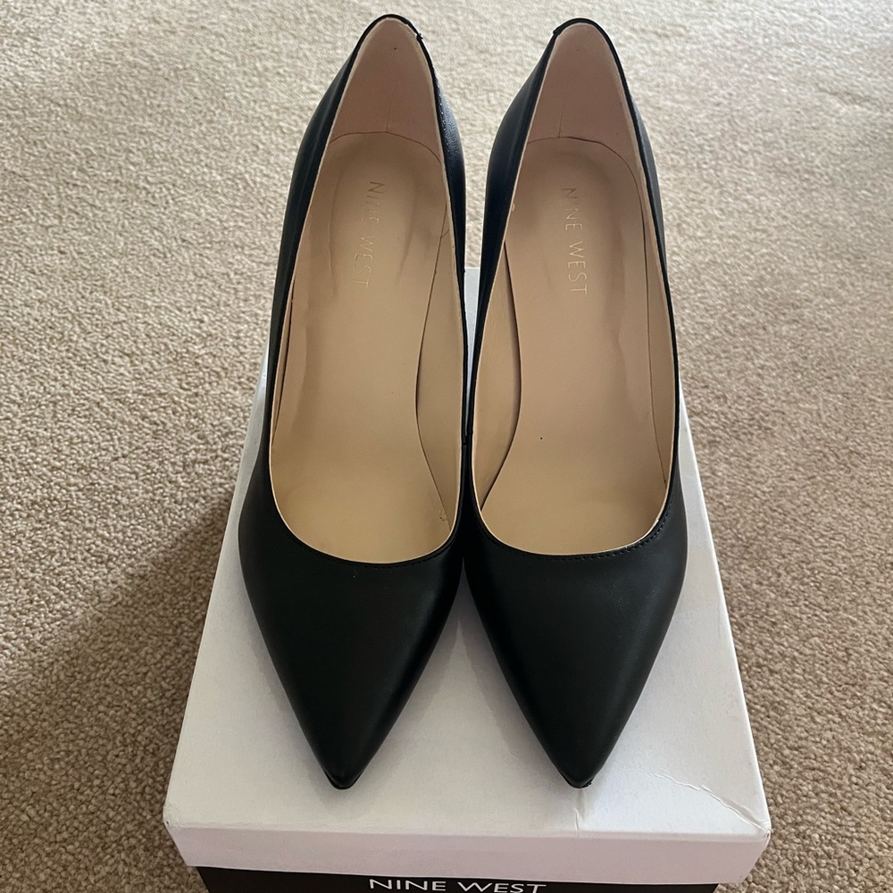 Nine West black heels!